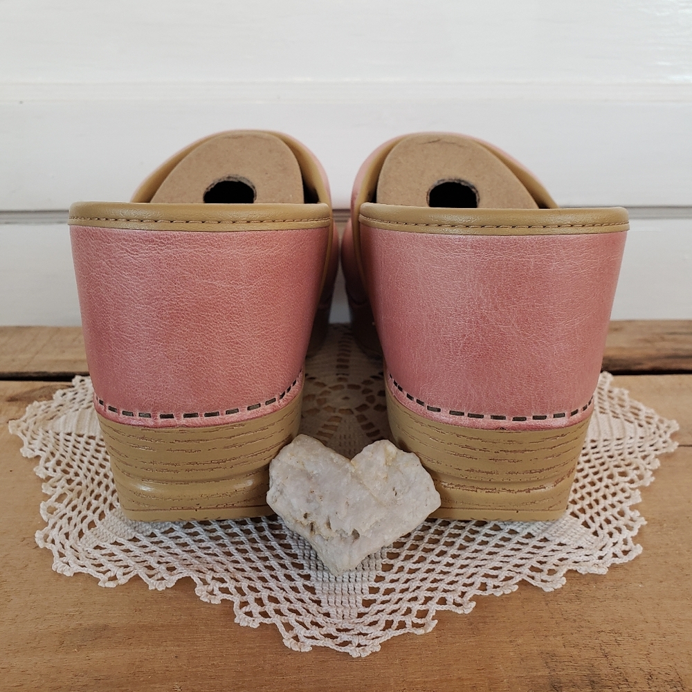 🌸AvaiLable🌸inQuire🌸Rose Quartz Dansko Pro Honey Clogs Pink Burnished 37 39 - Picture 7 of 11